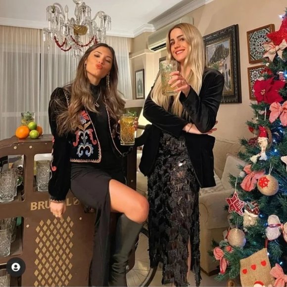 Zara Black Sequin Midi Skirt - Picture 15 of 15